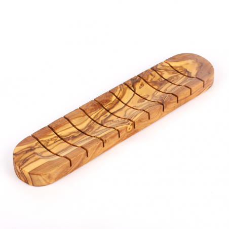 Planche à Pain en Bois d'Olivier – Fabriquée Artisanalement – Élégance et Durabilité – Olivéthique