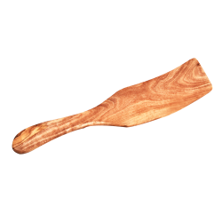 Spatule à Gâteau en Bois d'Olivier – Fabriquée Artisanalement – Élégance et Précision – Olivéthique