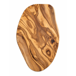 Planche à Découper Irrégulière en Bois d'Olivier – Fabriquée Artisanalement – Élégance et Originalité – Olivéthique