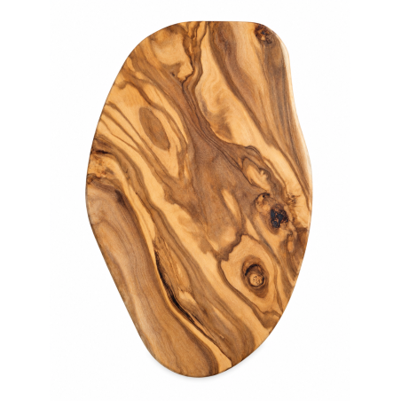 Planche à Découper Irrégulière en Bois d'Olivier – Fabriquée Artisanalement – Élégance et Originalité – Olivéthique