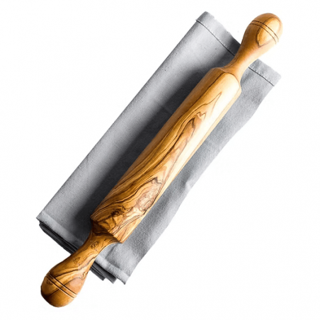 Rouleau à pâtisserie en bois d'olivier fait à la main