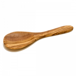 Cuillère à épices en bois d'olivier faite à la main
